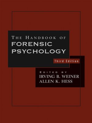 cover image of The Handbook of Forensic Psychology
